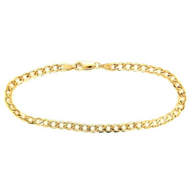 2.0mm Twisted Rope Chain Ankle Bracelet Anklet Real 10K Yellow Gold 10"